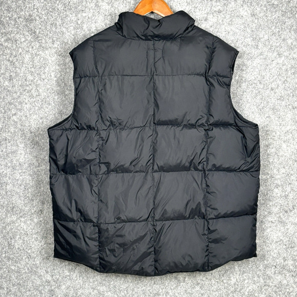 Lands End Mens Goose Down Puffer Vest Size XL Outdoors Packable Hiking Classic - Picture 2 of 6